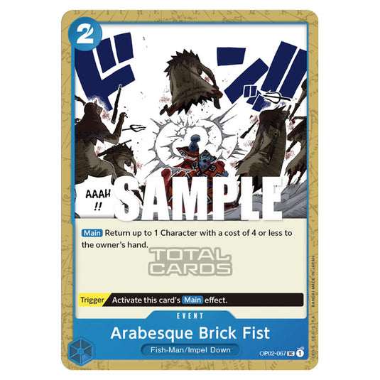 One Piece - Paramount War - Arabesque Brick Fist - OP02-067