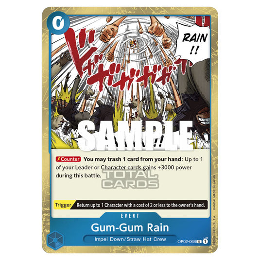 One Piece - Paramount War - Gum-Gum Rain - OP02-068