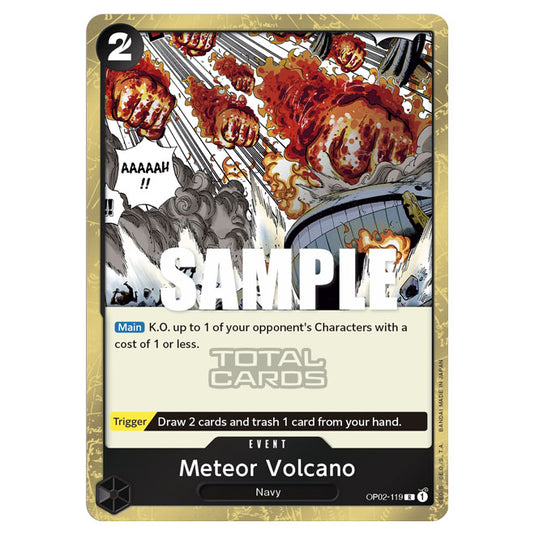 One Piece - Paramount War - Meteor Volcano - OP02-119