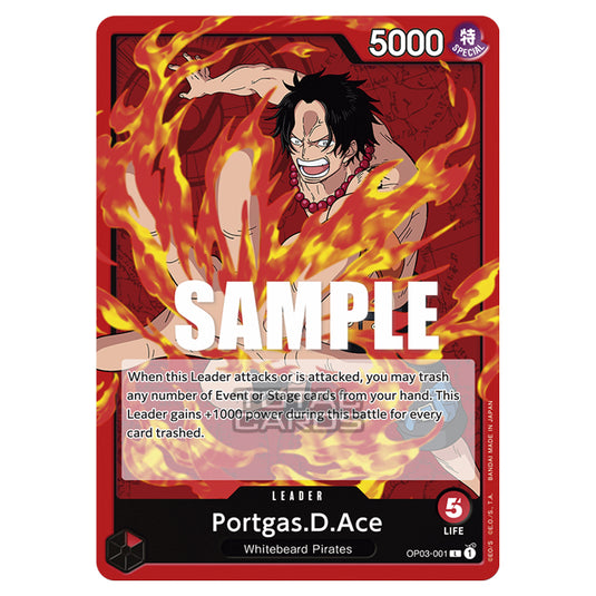 One Piece - Pillars of Strength - Portgas.D.Ace - OP03-001