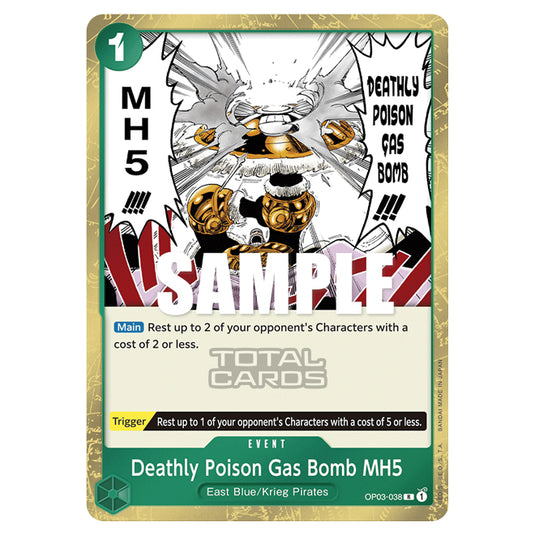 One Piece - Pillars of Strength - Deathly Poison Gas Bomb MH5 - OP03-038