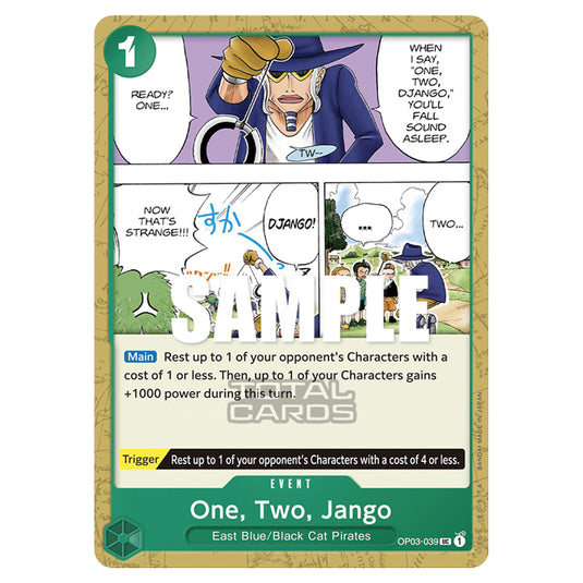 One Piece - Pillars of Strength - One, Two, Jango - OP03-039