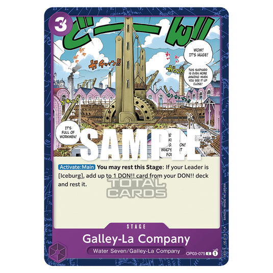 One Piece - Pillars of Strength - Galley-La Company - OP03-075