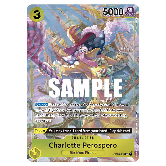 One Piece - Pillars of Strength - Charlotte Perospero - OP03-113a