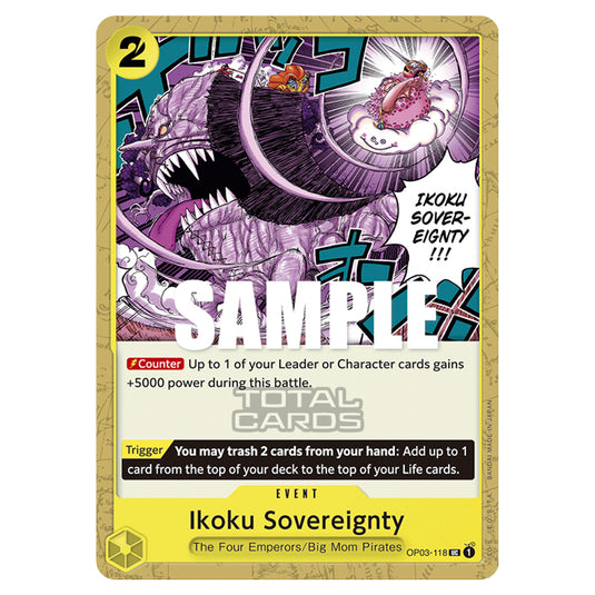 One Piece - Pillars of Strength - Ikoku Sovereignty - OP03-118