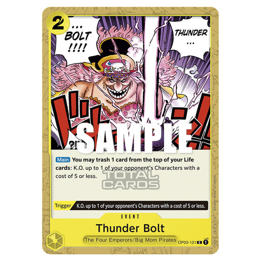 One Piece - Pillars of Strength - Thunder Bolt - OP03-121