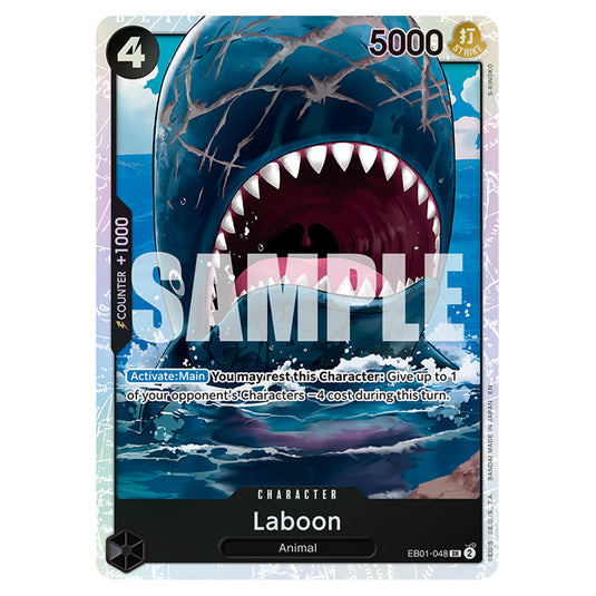 Laboon EB01-048 card from the One Piece set Premium Booster 02