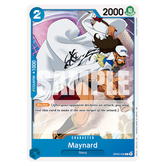Maynard OP05-052 card from the One Piece set Premium Booster 02