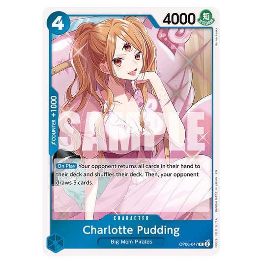 Charlotte Pudding OP06-047 card from the One Piece set Premium Booster 02