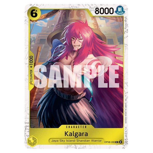 Kalgara OP08-099a card from the One Piece set Premium Booster 02