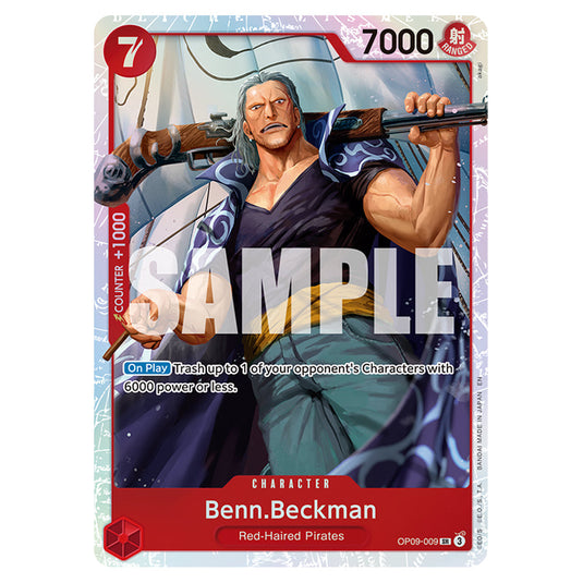 Benn.Beckman OP09-009 card from the One Piece set Premium Booster 02