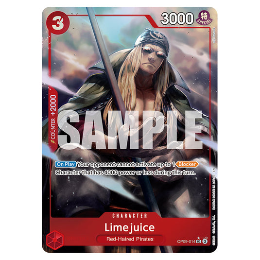 Limejuice OP09-014b card from the One Piece set Premium Booster 02