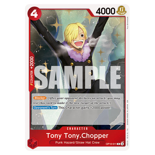 Tony Tony.Chopper OP10-011 card from the One Piece set Premium Booster 02