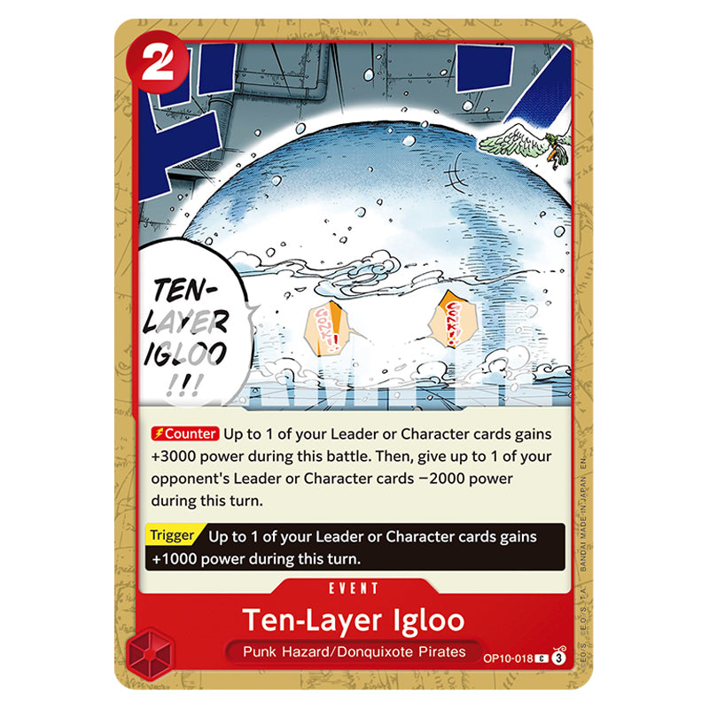 One Piece Premium Booster 02 Ten Layer Igloo Common OP10 018 one-piece-premium-booster-02-ten-layer-igloo-common-op10-018