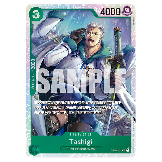 Tashigi OP10-032 card from the One Piece set Premium Booster 02