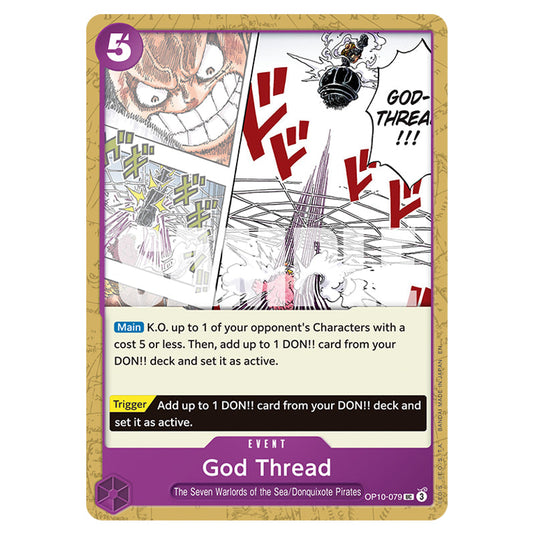 God Thread OP10-079 card from the One Piece set Premium Booster 02