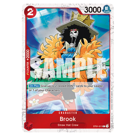 Brook ST01-011a card from the One Piece set Premium Booster 02