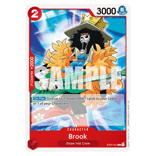 Brook ST01-011 card from the One Piece set Premium Booster 02