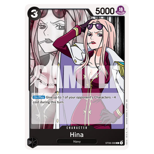 Hina ST06-008 card from the One Piece set Premium Booster 02