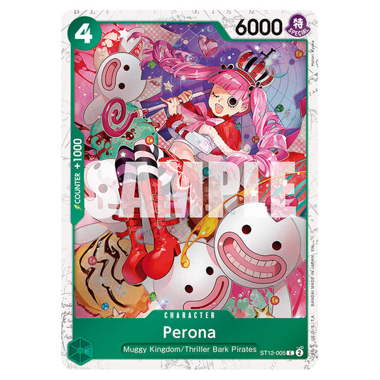 Perona ST12-005a card from the One Piece set Premium Booster 02