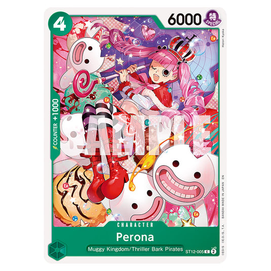 Perona ST12-005 card from the One Piece set Premium Booster 02