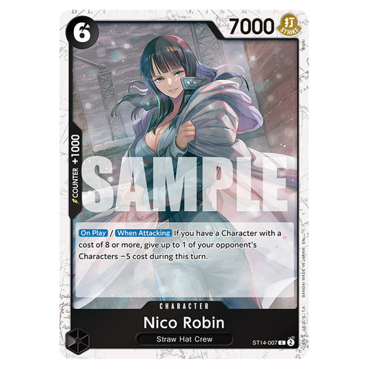 Nico Robin ST14-007a card from the One Piece set Premium Booster 02