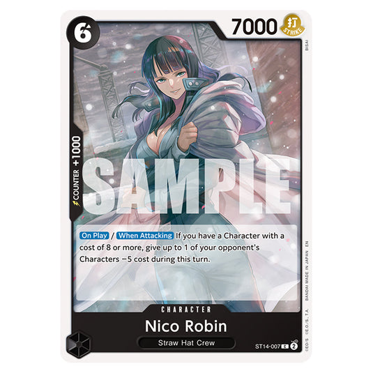 Nico Robin ST14-007 card from the One Piece set Premium Booster 02