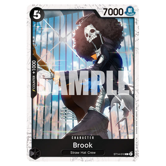 Brook ST14-010a card from the One Piece set Premium Booster 02