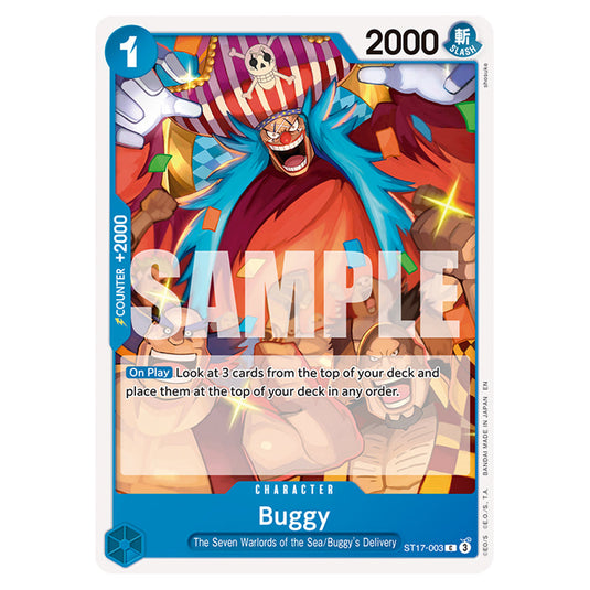 Buggy ST17-003 card from the One Piece set Premium Booster 02