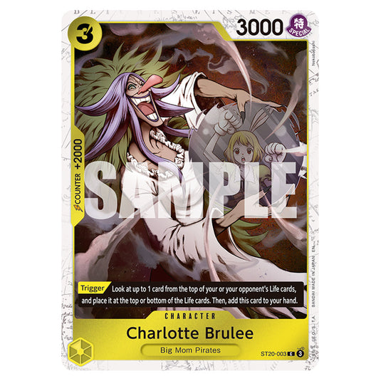 Charlotte Brulee ST20-003a card from the One Piece set Premium Booster 02