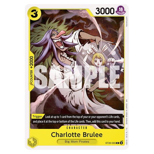 Charlotte Brulee ST20-003 card from the One Piece set Premium Booster 02