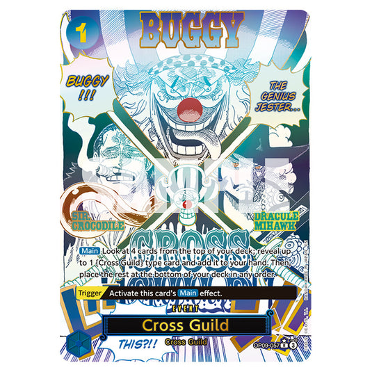 Cross Guild OP09-057a card from the One Piece set Premium Booster 02