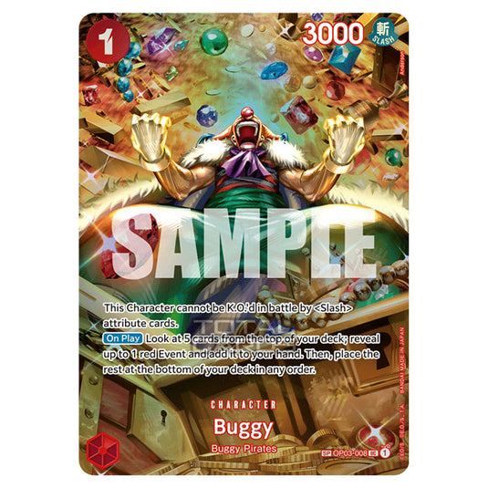 One Piece - Wings of the Captain - Buggy (Special Card) - OP03-008a