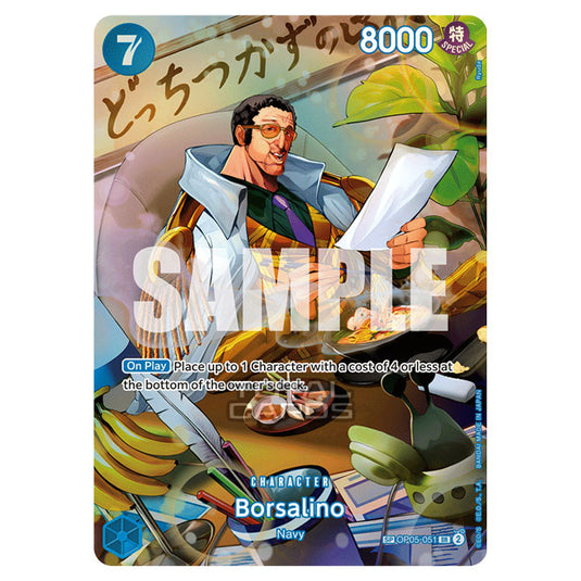 One Piece - Wings of the Captain - Borsalino (Special Card) - OP05-051a