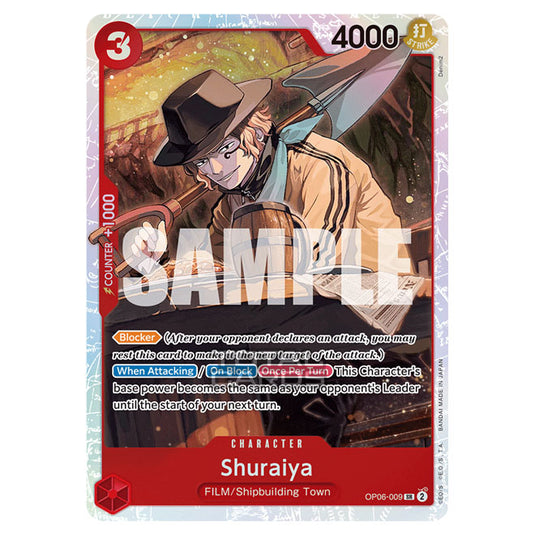 One Piece - Wings of the Captain - Shuraiya (Super Rare) - OP06-009