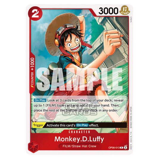 One Piece - Wings of the Captain - Monkey.D.Luffy (Rare) - OP06-013