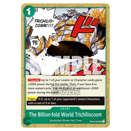 One Piece - Wings of the Captain - The Billion-fold World Trichiliocosm (Uncommon) - OP06-038