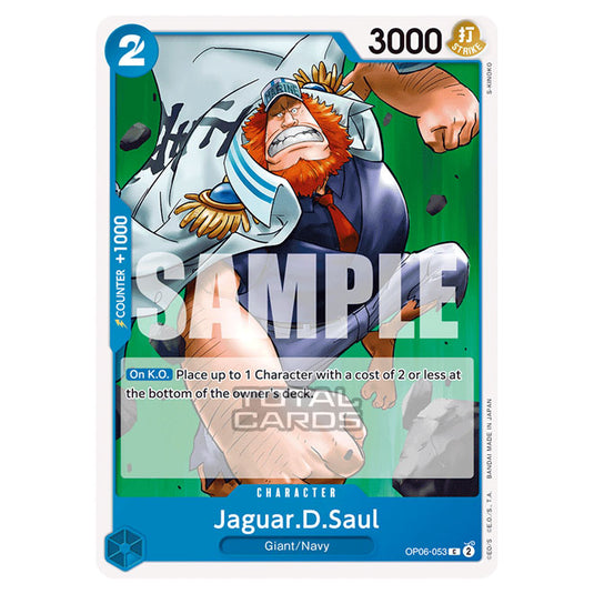 One Piece - Wings of the Captain - Jaguar.D.Saul (Common) - OP06-053