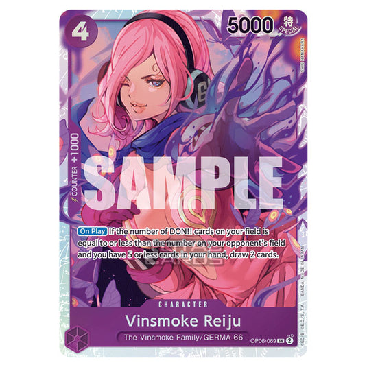 One Piece - Wings of the Captain - Vinsmoke Reiju (Super Rare) - OP06-069