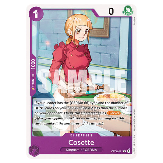 One Piece - Wings of the Captain - Cosette (Common) - OP06-072