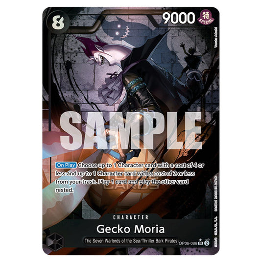 One Piece - Wings of the Captain - Gecko Moria (Super Rare) - OP06-086a