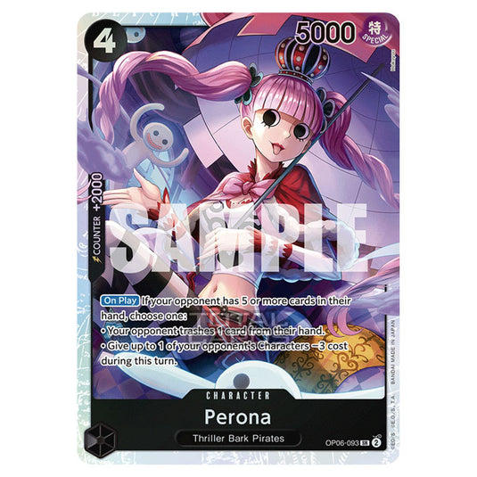 One Piece - Wings of the Captain - Perona (Super Rare) - OP06-093