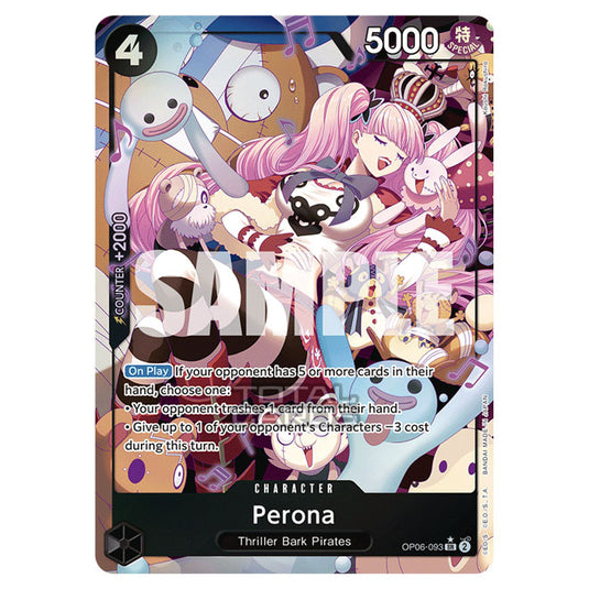 One Piece - Wings of the Captain - Perona (Super Rare) - OP06-093a