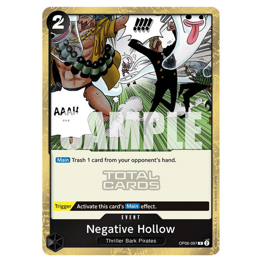 One Piece - Wings of the Captain - Negative Hollow (Rare) - OP06-097