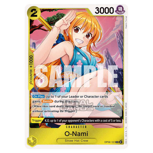 One Piece - Wings of the Captain - O-Nami (Rare) - OP06-101