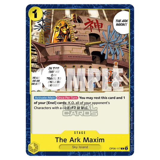 One Piece - Wings of the Captain - The Ark Maxim (Common) - OP06-117