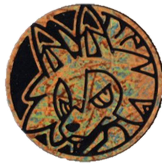 Pokemon - Orange Lycanroc Coin