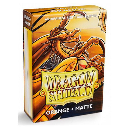 Dragon Shield - Japanese Matte Sleeves - Orange (60 Sleeves)