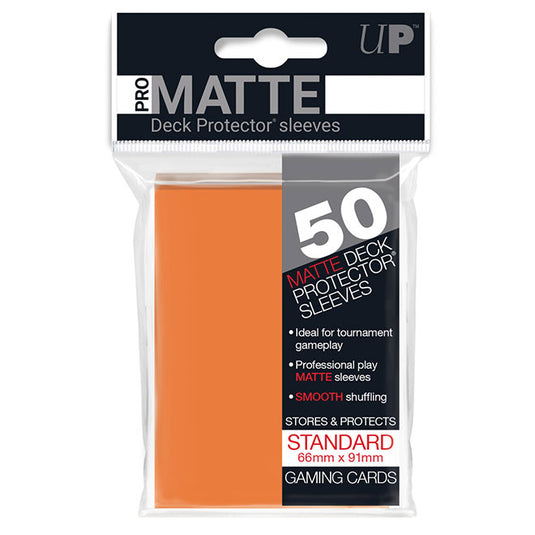 Ultra Pro - Standard Sleeves - Pro-Matte - Orange (50 Sleeves)