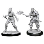 Dungeons & Dragons - Nolzur's Marvelous Miniatures - Orc Barbarian Female